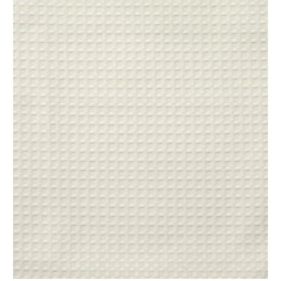 Barossa Design Beige 78" Long Waffle Weave Fabric Shower Curtain - Picture 4 of 6